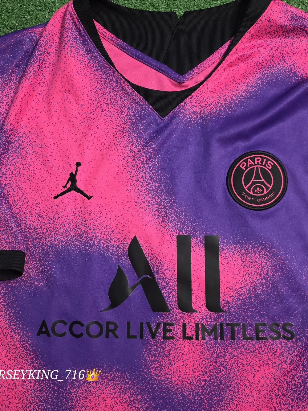 Jordan X PSG Neymar Jr #10 2020/2021 Fourth Hyperpink Jersey Rare XXL Ligue 1